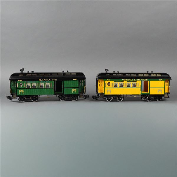REA Aristo-Craft G Scale Passenger Coaches Santa Fe and V and T
