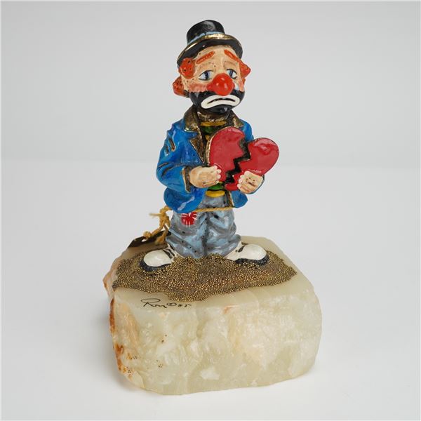 Ronald A. Lee Hobo Clown Figurine Heartbroken Harry