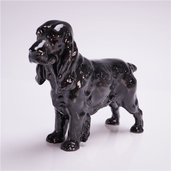 Royal Doulton Dog Figurine, Black Cocker Spaniel HN1020