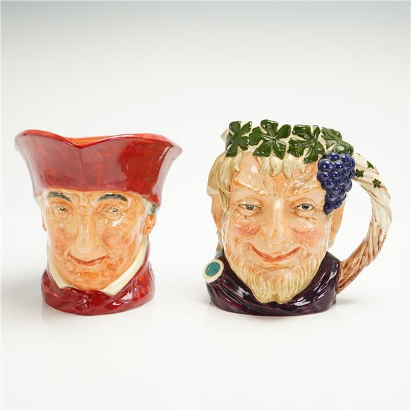 2pc Royal Doulton Large Character Jugs