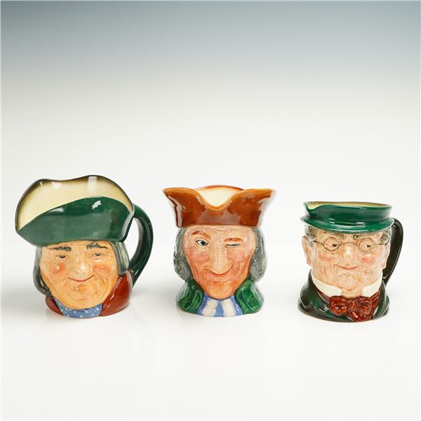 3pc Royal Doulton Large Character Jugs