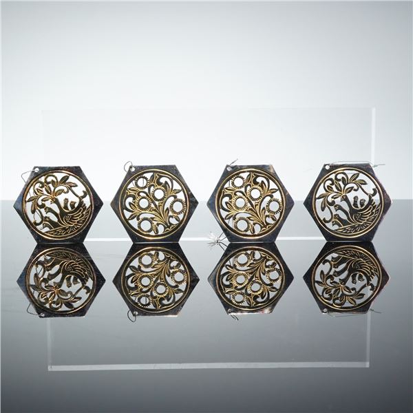 2 Sets of Reed & Barton 12 Days of Christmas Silverplate Ornaments