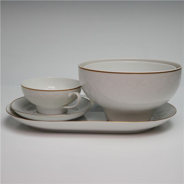 5pc Rosenthal Studio-linie Dinnerware, Secunda Gold