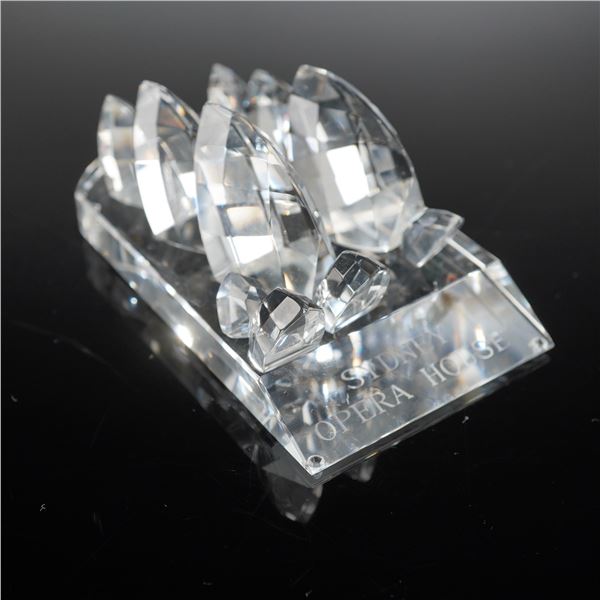 Crystal Sydney Opera House Paperweight