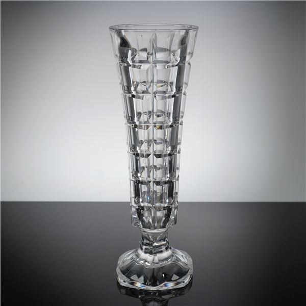 Mats Jonasson Crystal Geometric Cut Bud Vase