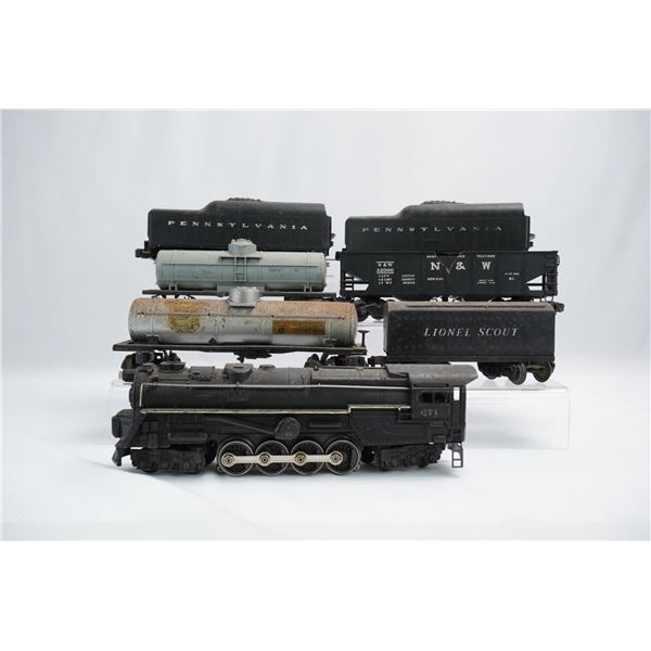 7pc Lionel O-Gauge Postwar Toy Train Components