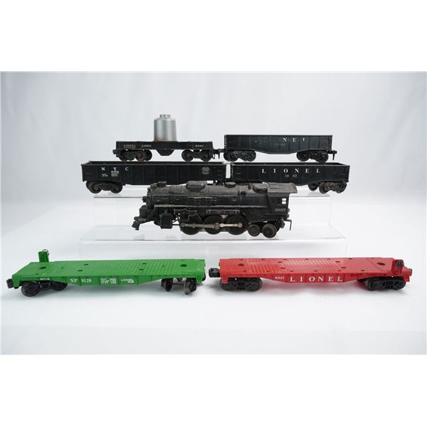7pc Lionel Postwar O27 Gauge 2037 Model Trains