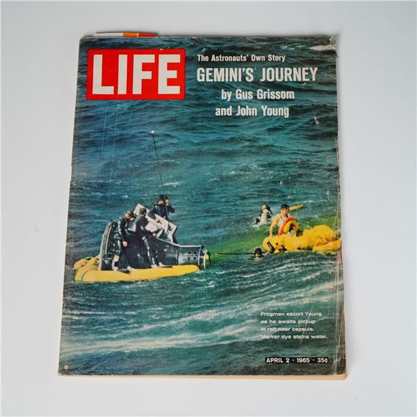 LIFE Magazine Vol.58 No.13 Gemini Journey Astronauts' Story 1965