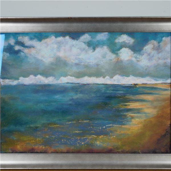 Maudie Huff, Pastel on Paper Painting, End of Day, Signed