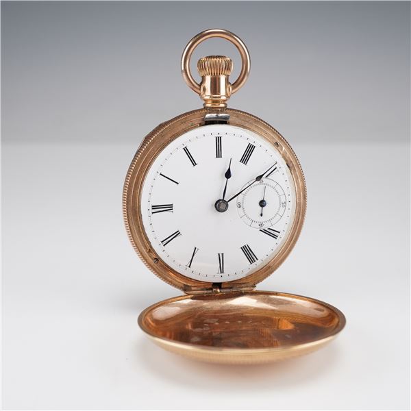 Excelsior Warranted Gold-Filled Hunter Case Pocket Watch