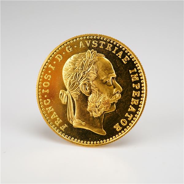 1915 1 Ducat Austrian Francis Joseph I Gold Coin