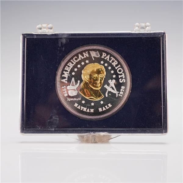 1976-L Nathan Hale American Patriots Silver and Gold Bullion