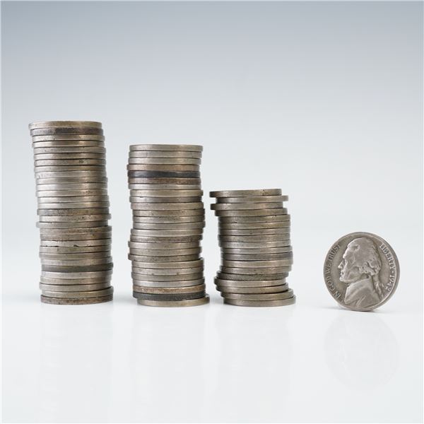 Assorted War Nickels, Mixed Dates and Mints