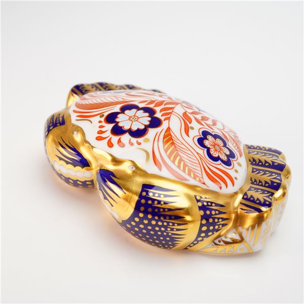 Royal Crown Derby Crab Paperweight with Box