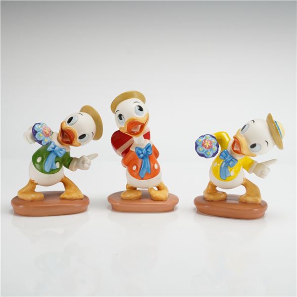 Trio of Walt Disney Classics Collection Figurines Mr. Duck Steps Out