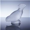 Image 1 : Lalique Frosted Crystal Figurine, Sparrow
