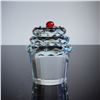 Image 1 : Oleg Cassini Crystal Cupcake Paperweight