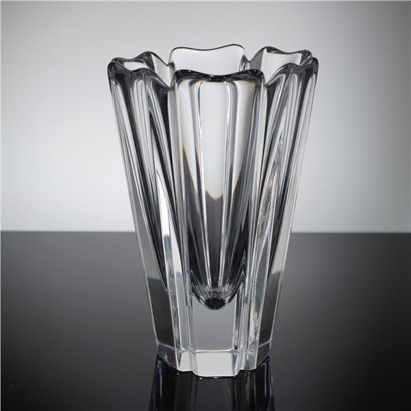 Orrefors Sweden Heavy Crystal Vase
