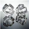Image 2 : A Pair of Orrefors MAX Crystal Votive Candle Holders
