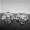 Image 3 : A Pair of Orrefors Simon Gate Thousand Windows Crystal Bowls