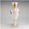 Image 2 : Alboth & Kaiser Porcelain Vase with Double Swan Handles, Moss Rose