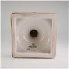 Image 4 : Alboth & Kaiser Porcelain Vase with Double Swan Handles, Moss Rose