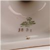 Image 5 : Alboth & Kaiser Porcelain Vase with Double Swan Handles, Moss Rose