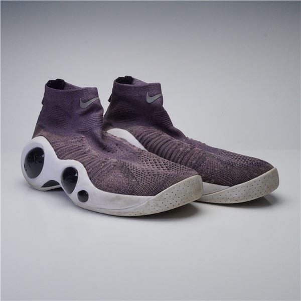 A Pair of Nike Flight Bonafide Plum Sneakers, Style Code 917742-200