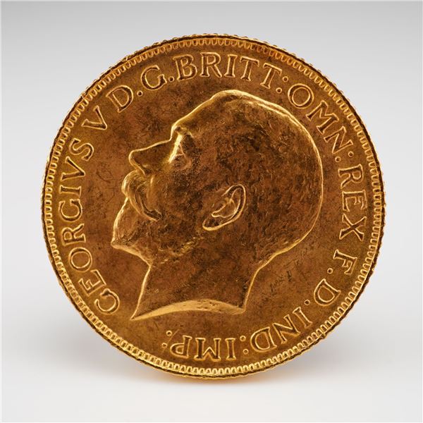 1925 Great Britain Gold Sovereign " King George V " St. George & Dragon