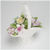 Image 1 : Royal Doulton Bone China Figurine, Handled Basket of Flowers