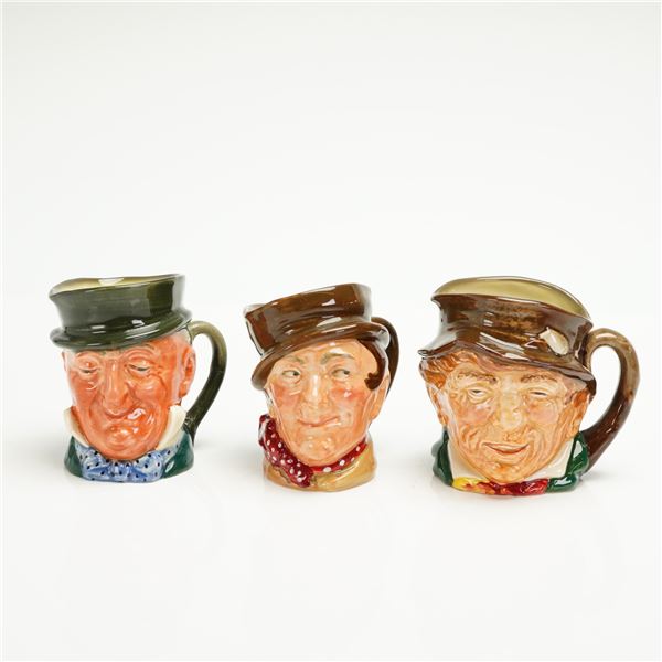 3pc Royal Doulton Small Character Jugs