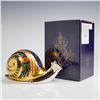 Image 5 : Royal Crown Derby Garden Snail Paperweight