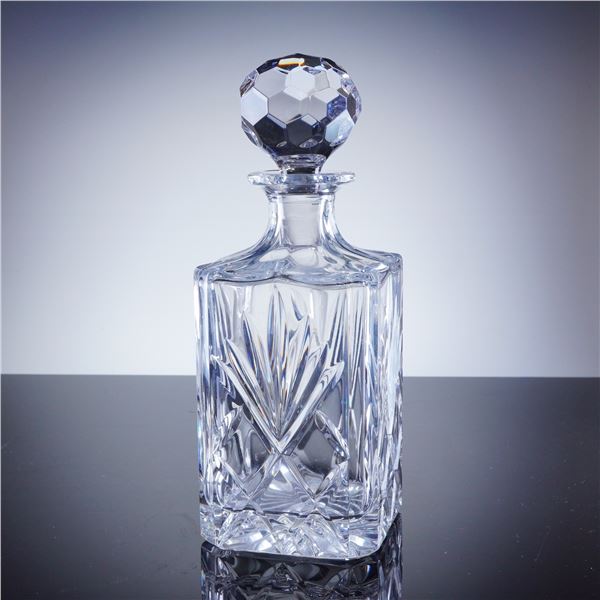 Crystal Square Decanter with Stopper