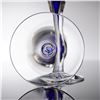 Image 3 : A Pair of Orrefors Intermezzo Blue Crystal Flutes