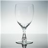 Image 3 : Set of Four Orrefors Crystal Coronation Wine Goblets