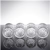 Image 3 : 4pc Godinger Crystal Double Old Fashioned Glasses Set