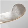 Image 3 : A Pair of Sonja Quandt 825 Silver and Mother-of-Pearl Sturgeon Caviar