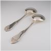Image 1 : A Pair of Amston Sterling Silver Soup Spoons