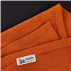 Image 2 : Isabelle 100% Cashmere Sienna Orange Oversize Shawl / Cape