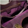 Image 4 : Gucci Italy Dark Purple Leather Horsebit Embossed Tote Bag