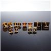 Image 2 : Six Pairs of Gold and Silver Tone Cufflinks