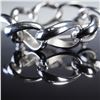 Image 2 : Napier Silver Tone Link Circle Brooch