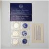 Image 2 : 3pc 1971 Eisenhower Uncirculated Silver Dollars