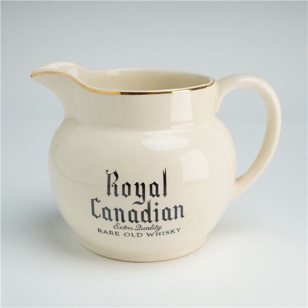 Wade Porcelain Pitcher for Royal Canadian Whisky