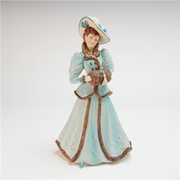 Coalport Figurine, Elizabeth A Walk in Winter