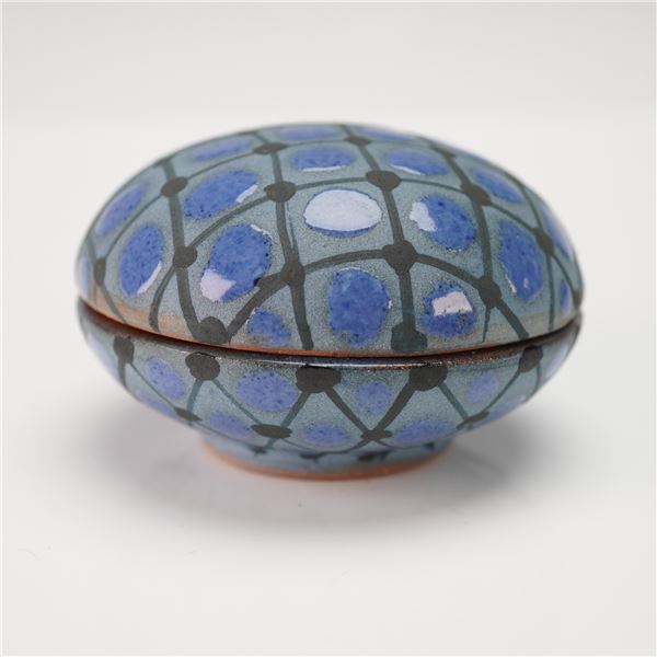 A Dybdahl Denmark Glazed Ceramic Lidded Box