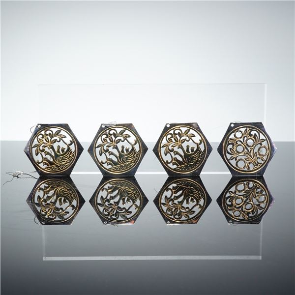 2 Sets of Reed & Barton 12 Days of Christmas Silverplate Ornaments