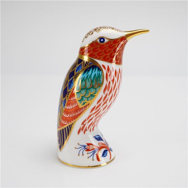 Royal Crown Derby Bone China Hummingbird Paperweight