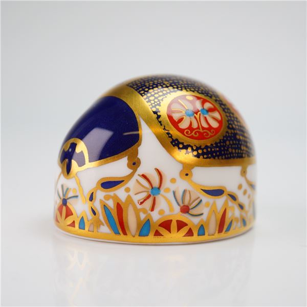 Royal Crown Derby Paperweight, Ladybird Blu