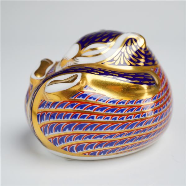 Royal Crown Derby Sleeping Dormouse Paperweight